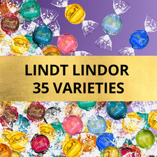 LINDT LINDOR MAGNIFICENT CHOCOLATE COLLECTION (35 varieties) Milk, White & Dark 