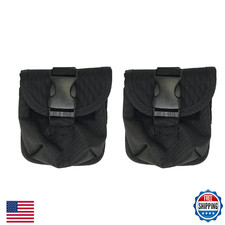 Scuba Choice 4LB Diving Weight Pouch Pair Compact Counterweight Pocket Buckle Cl