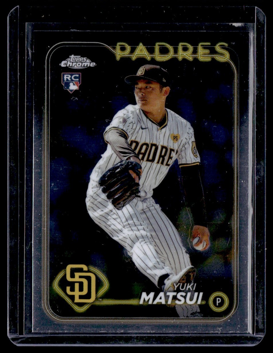2024 Topps Chrome Yuki Matsui Rookie San Diego Padres #116