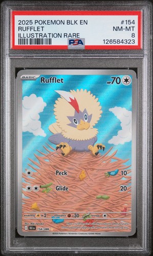Rufflet graded PSA 8 for sale on eBay