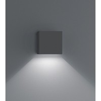 Led AußEnwandleuchte Siri 44-L, IP54, Eckig, Up/Down, Verstellbar, 15W 3000K 850