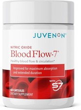 Juvenon BloodFlow-7 Nitric Oxide Supplement with 60 Count Pack of 1 