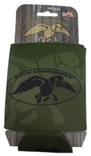 Duck Commander New Green and Black Neoprene Can Cooler MADE IN THE USA