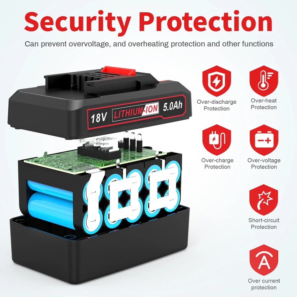 2x 8,0Ah Akku Für Einhell 18V Ersatzakku POWER X-CHANGE Lithium PXC Batterien - Bild 3 von 4