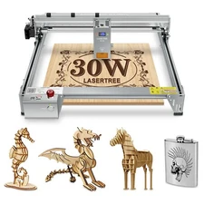Laser Cutting and Engraving Machine, 30W Laser Engraver,for Wood Leather Acrylic