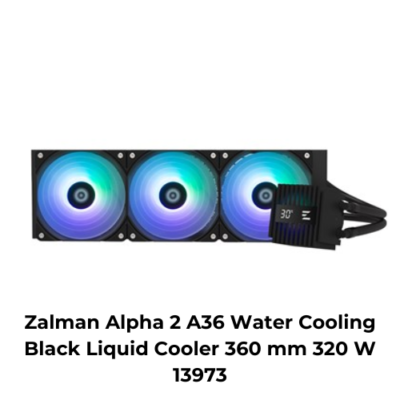Zalman Alpha 2 A36 Water Cooling Black Liquid Cooler 360 mm 320 W