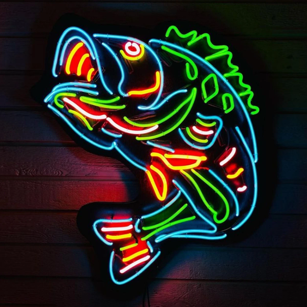 Glass sale neon light