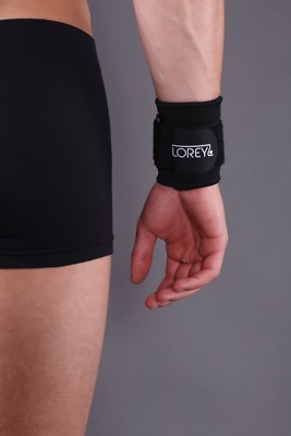 Benda Polso Bendaggio Per Mano E Polso - Supporto Sportivo, Compressione, Grigio, Per Fitness, Riabilitazione Fascia Elastica Per Fitness E Recupero