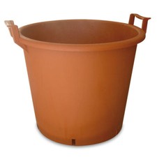 Vaso Mastello con manici ROSSO - 30 LT, 35 LT, 50 LT mastellone - tinozza orto 