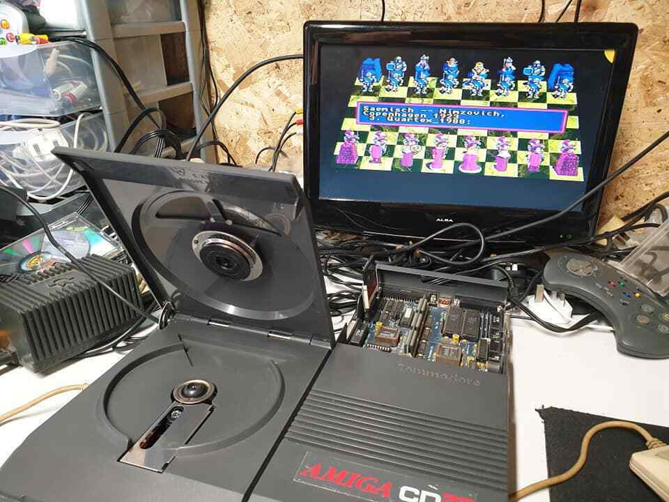 commodore cd32 Paravision SX-1 Amiga CD32 Addon tested & working
