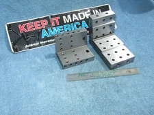 ANGLE PLATES H-13 S-7 WATCHMAKER MACHINIST TOOLMAKER PRECISION GROUND FIXTURES