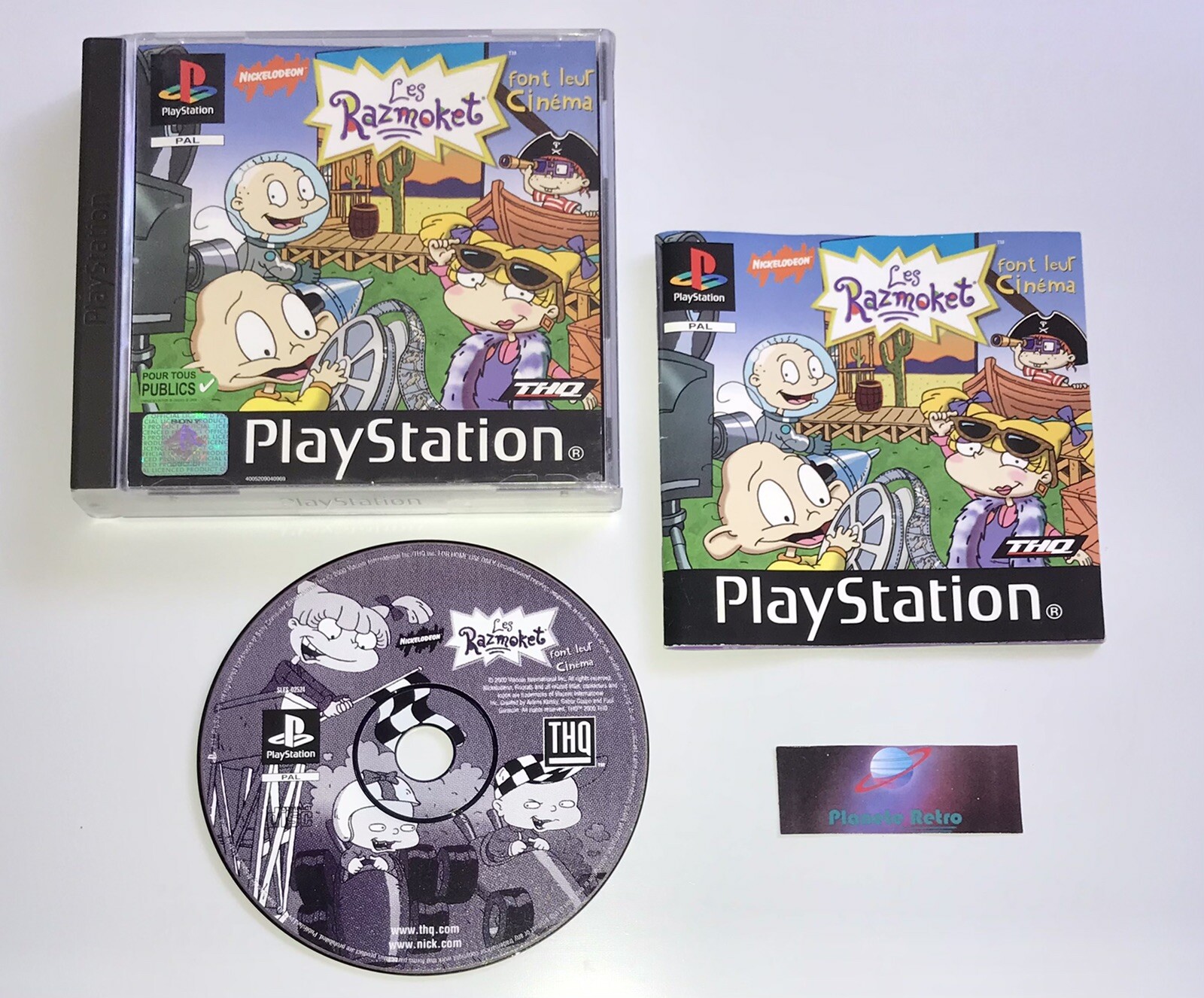 Les Razmoket Font Leur Cinema - PS1 Complet Version Française PlayStation Sony