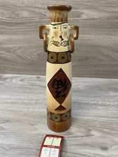 Dahongmen Pottery Chinese Double Handle Wine Flask Vase Decor New 10” Tall