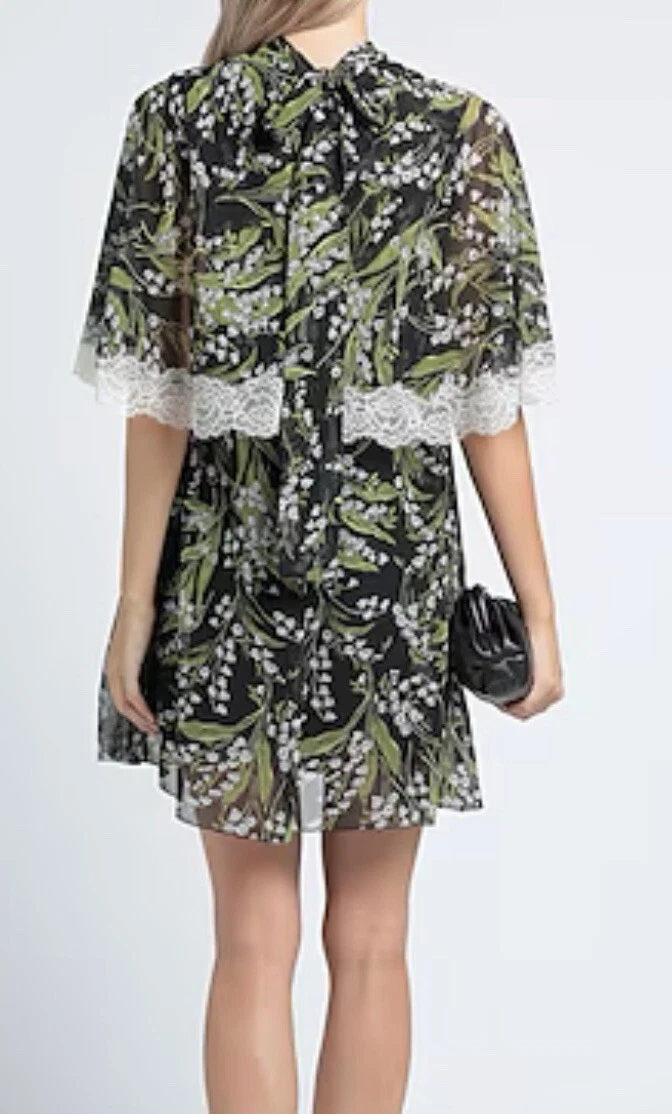 Abito corto nero donna Valentino rosso taglia 38