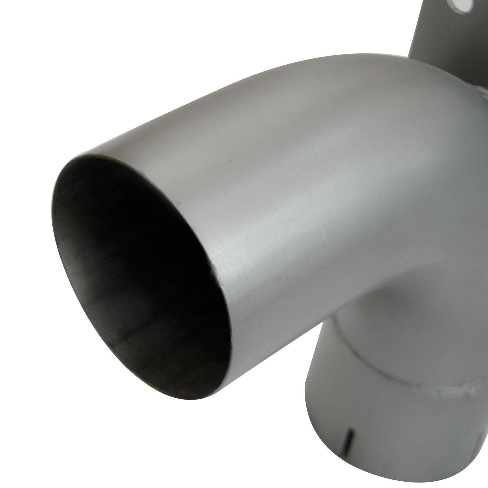 4" ID/OD Aluminized Elbow Pipe Exhaust Y-Pipe With Divider Semi Truck Y-Pipe NEW