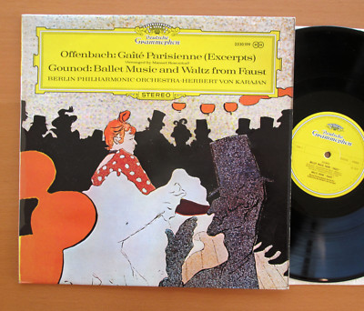 DG 2530 199 Offenbach Gaite Parisienne Gounod Faust Karajan EXCELLENT