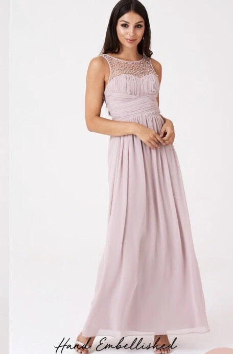 Dusty pink bridesmaid dresses deals uk