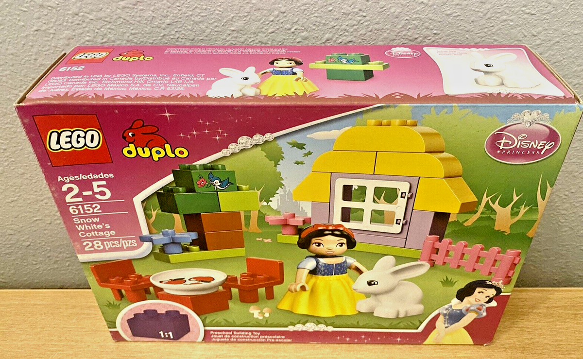 LEGO DUPLO Disney Snow White's Cottage (6152) House Rabbit Figure