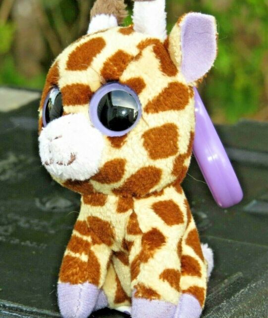 Ty Beanie Baby Boos Safari Giraffe Plush Stuffed Animal Doll Keychain ...