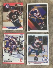 Thomas Steen Hockey Cards. Winnipeg Jets