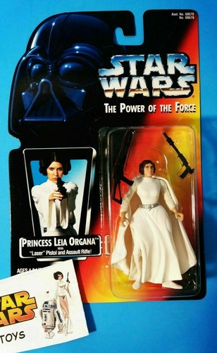 CHOOSE💥Star Wars💥PRINCESS LEIA💥Power Of Force Red Card💥2 & 3 BAND VARIANTS - Picture 6 of 19