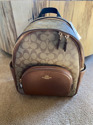 $450 COACH CZ778 Court Backpack In Signature ~NEW