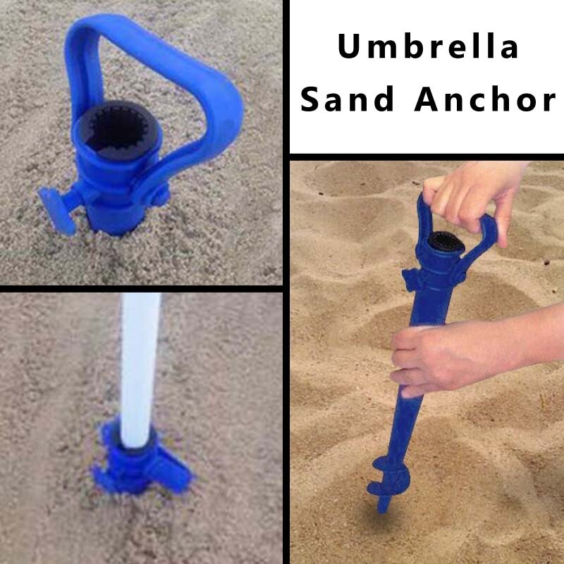 Beach Umbrella Sand Anchor Garden Sun Patio Umbrella Holder Anchor