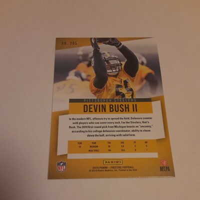 2019 Panini Prestige - Rookie Devin Bush II #205 (RC) for sale