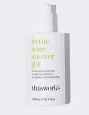 THIS Works In The Zone Body Wash Eucalyptus Shower Gel BIG 10.1oz /300ml NEW