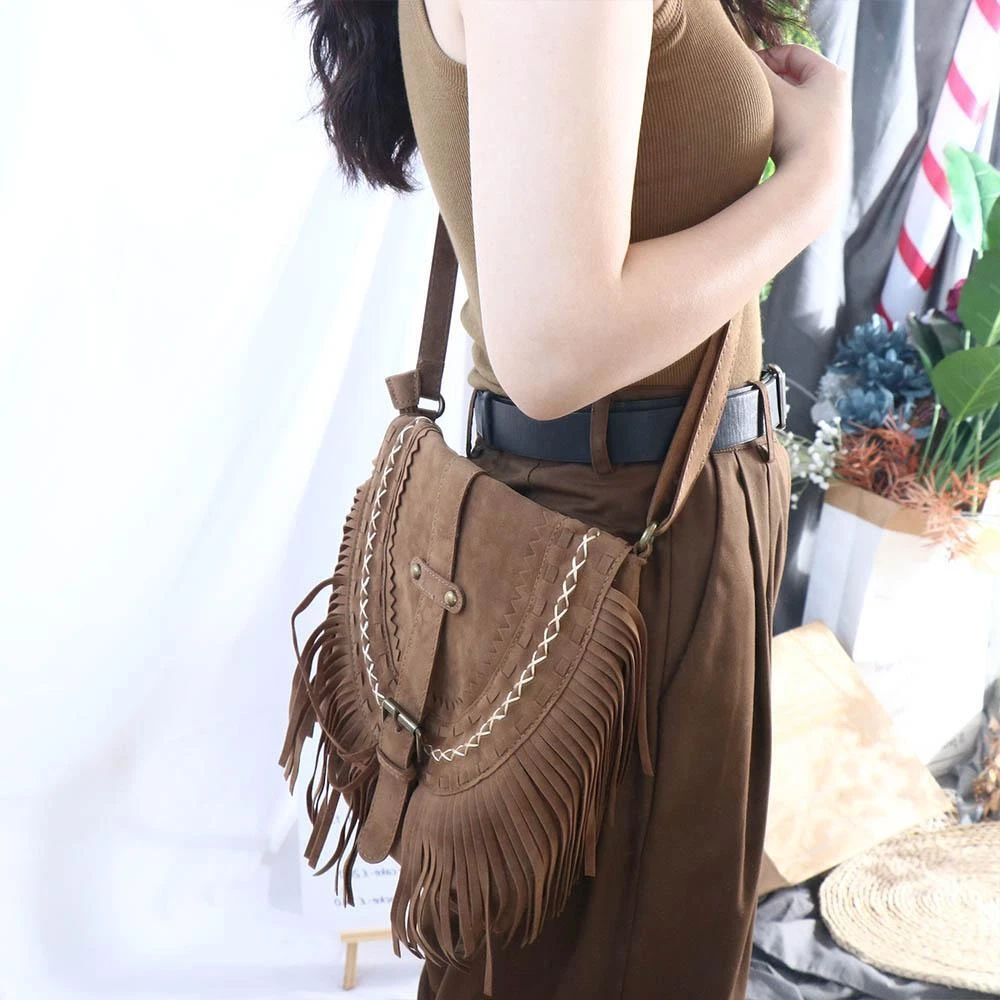 Bag West Cowboy Female Handbag Shoulder Bag Women Crossbody Bag Tassel Bag
