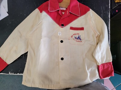 Vintage 1950's Roy Rogers Childs Size 10 Long Sleeve Western