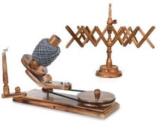 Wooden Handcrafted Large Yarn Ball Skein Winder for Knitting Crocheting Antique