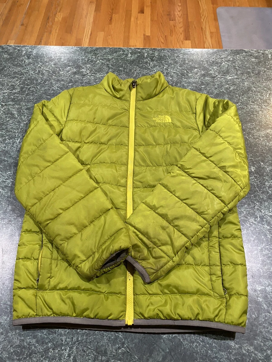 THE NORTH FACE GUNNISON GREEN UNISEX BUBBLE JACKET YOUTH LARGE 14 16
