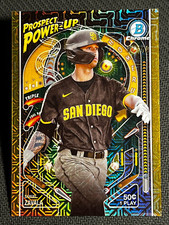 2024 Bowman Chrome GOLD MOJO PROSPECT POWER-UP REFRACTOR Samuel Zavala 07/50