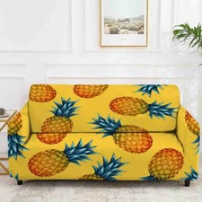 Pineapple Collision Stretch Sofa Cover Lounge Couch Slipcover Recliner Protector