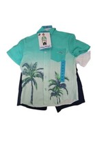 NEW Tommy Bahama Boys 3-piece Set, Sizes 4T Cargo Shorts T-Shirt Hawaiian