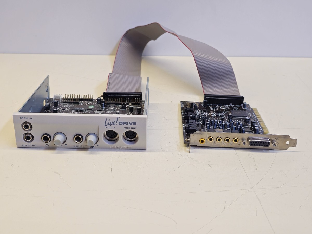 Creative SoundBlaster Live! CT4760 + Live!Drive CT4860 TESTED | eBay