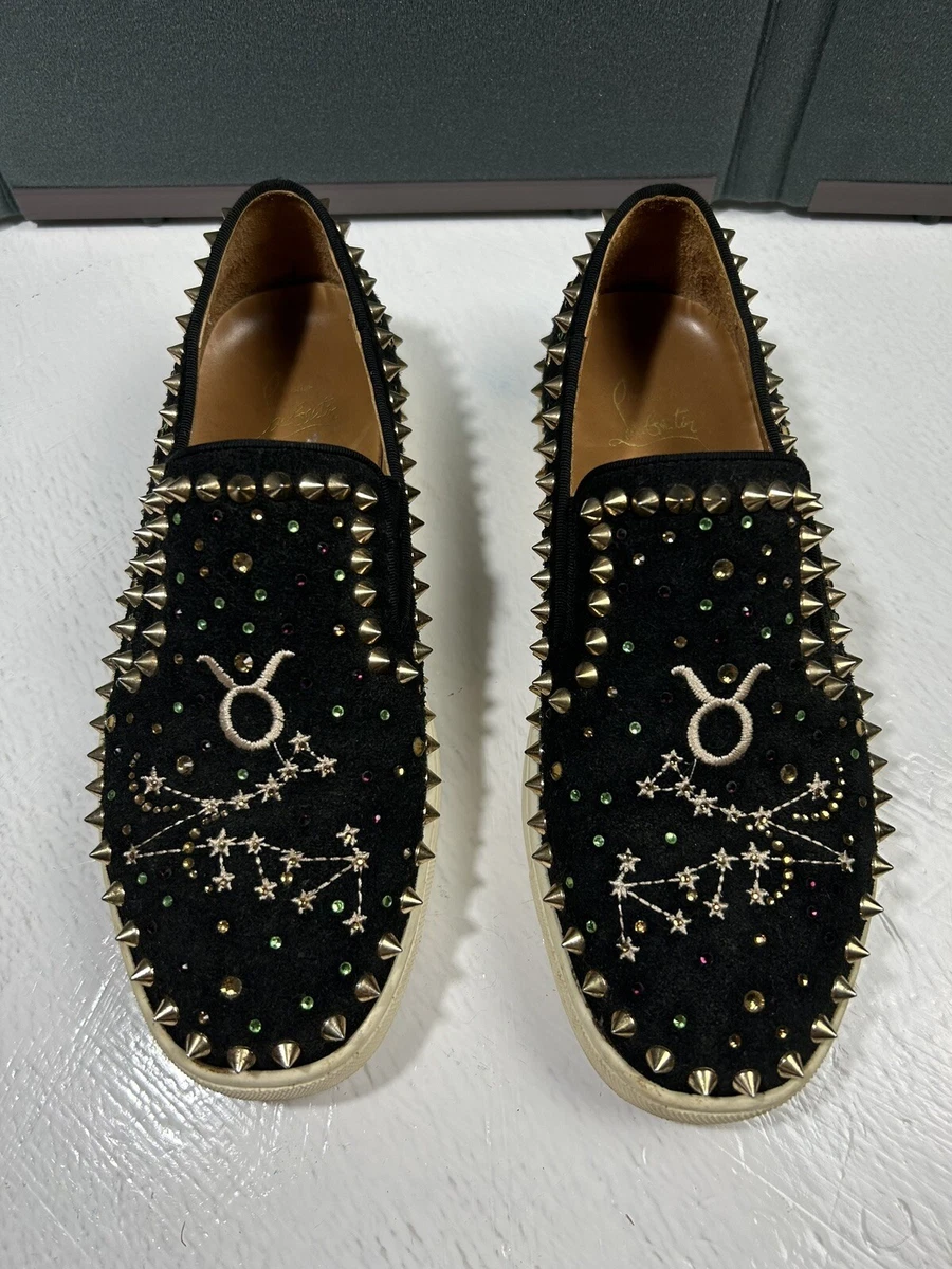 Christian Louboutin Studded Black Flats for Women for sale | eBay