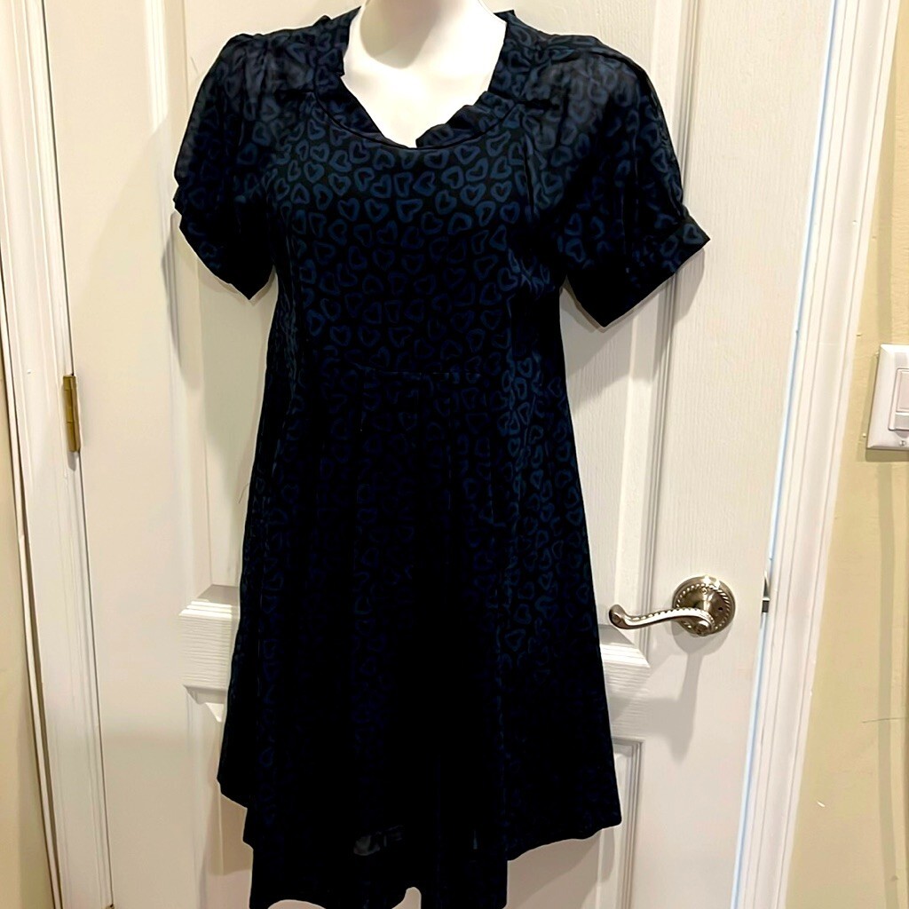 Marc by Marc Jacobs Babydoll Heart Print Dress, Size S | eBay