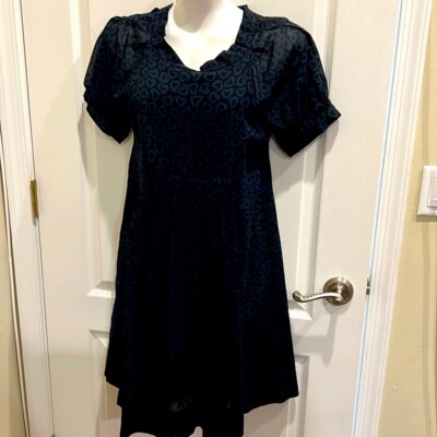 black marc jacobs dress by Marc Babydoll Heart Print Dress, Size S Asymmetric hem $30 Thursday Purity” Asymmetric Dress – Size:Size 32