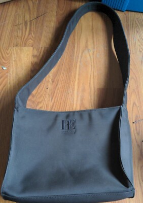 Perry Ellis Portfolio Handbag  Nylon Shoulder bag Purse in Brown
