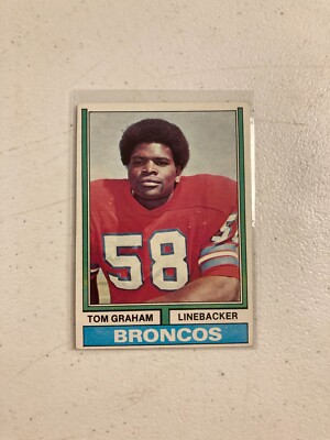 1974 Topps Football #432 TOM GRAHAM BRONCOS