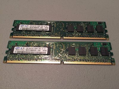 Kit Kingston 2 Go DDR2 RAM (2x1 Go) PC2-5300U – KVR667D2N5K2/2G