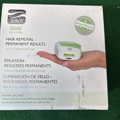 Silk'n Glide Permanent Hair Removal Pulsed Light HPL Technology Device Open Box