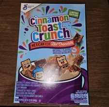 1x Cinnamon Toast Crunch Mexican Style Hot Chocolate 12oz Box - LIMITED EDITION