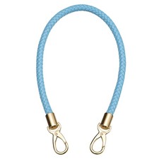 60cm/23.6" Braided Leather Purse Replacement Strap for Handbag, Blue