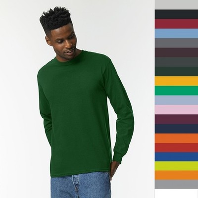 Gildan Ultra Cotton Long Sleeve T-Shirt 2400 Damen Herren T-Shirt NEU