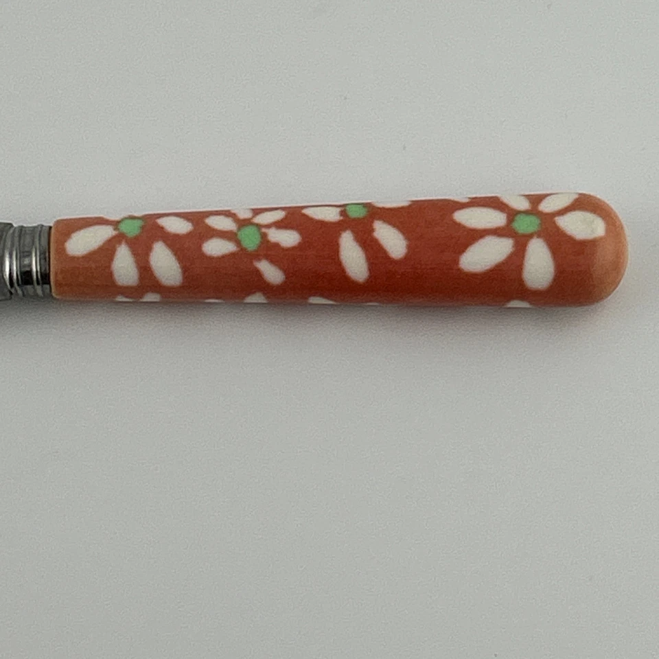 Sabre Paris 花卉奶酪刀 – 法国 – 丙烯酸手柄 – 停产图案 — 第 4/4 张图片