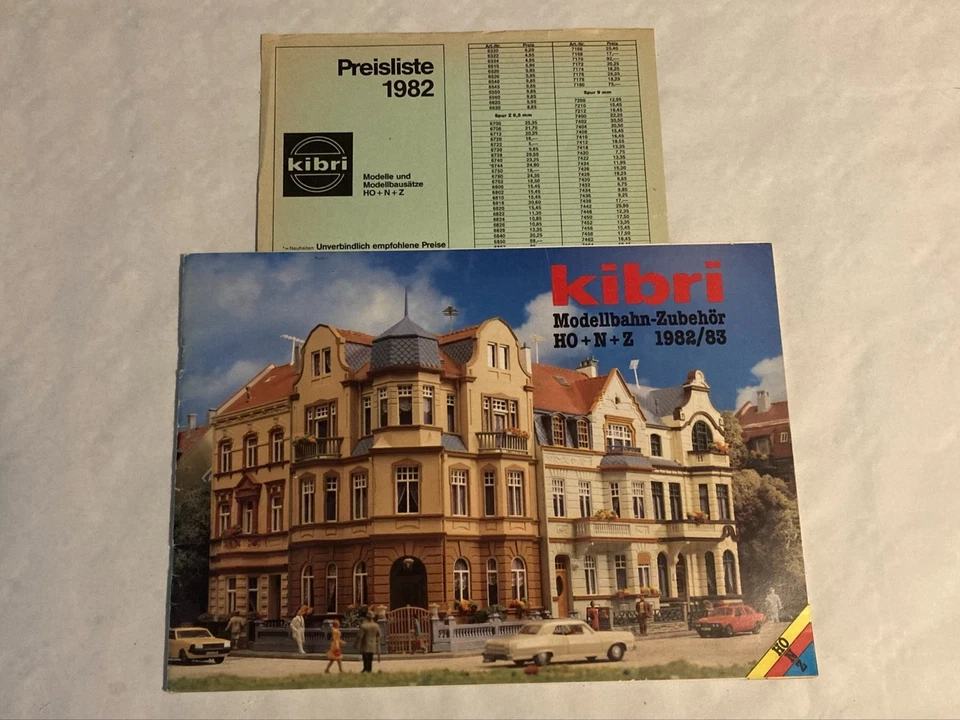 Kibri Modellbahnzubehör Katalog 1982/83 mit Preisliste - Bild 1 von 1