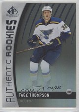 2017-18 SP Game Used Authentic Rookies Rainbow 76/220 Tage Thompson #97 0e15